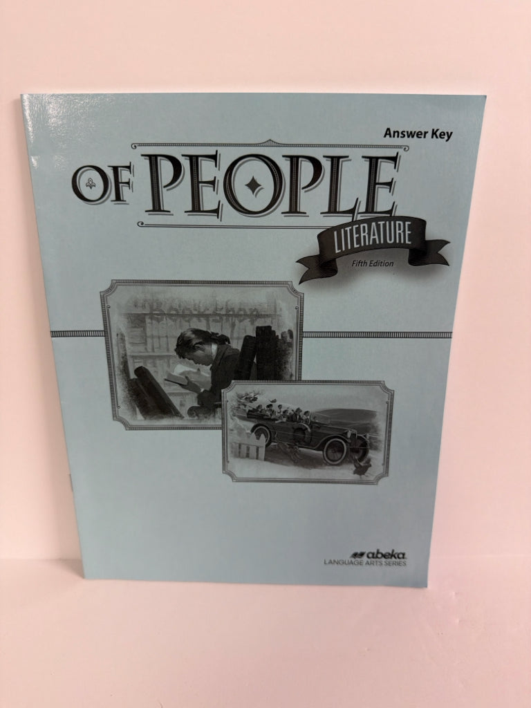 Of People Literature Abeka Answer Key Pre-Owned 7th Grade Language Textbooks