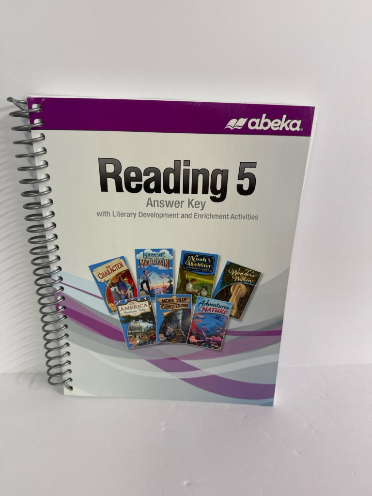 Reading 5 Abeka Answer Key Pre-Owned 5th Grade Reading Textbooks