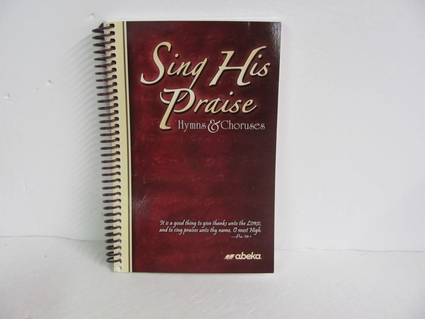 Sing His Praise Abeka Student Book Pre-Owned High School Music Education Books