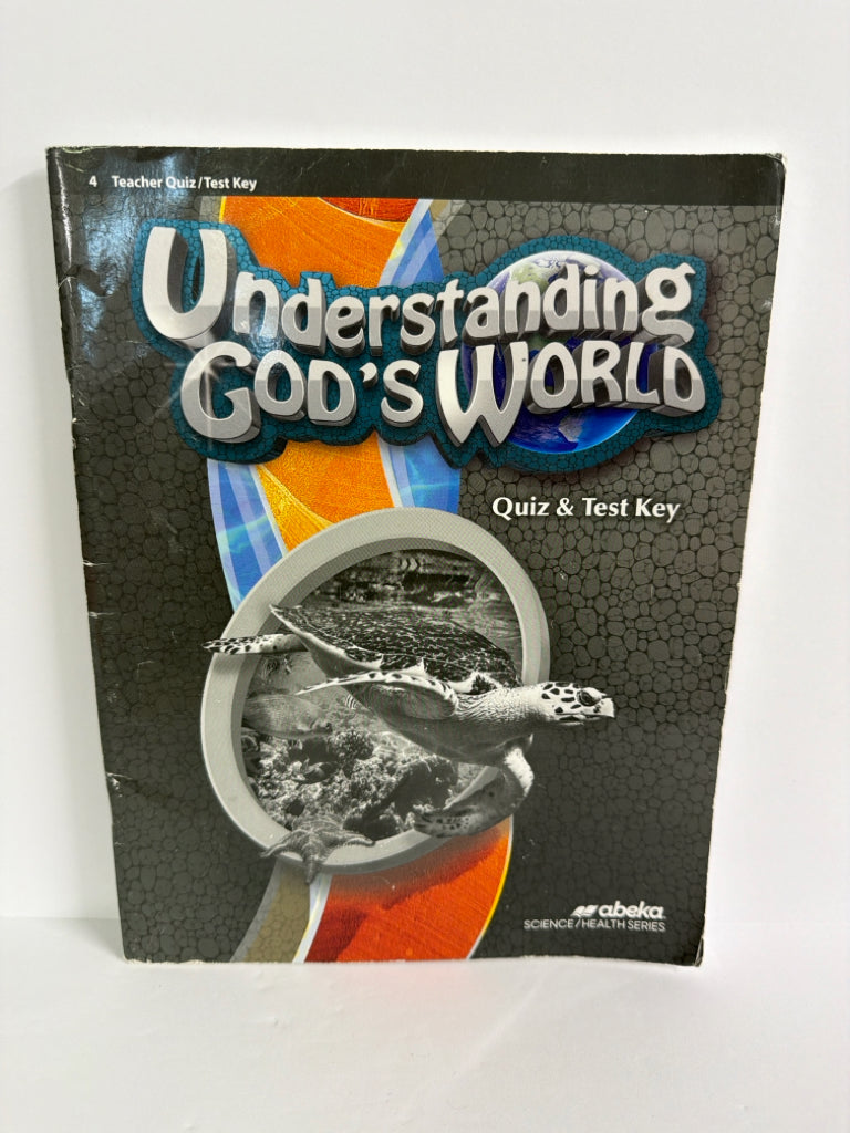 Understanding God's World Abeka Quiz/Test Key Pre-Owned Science Textbooks