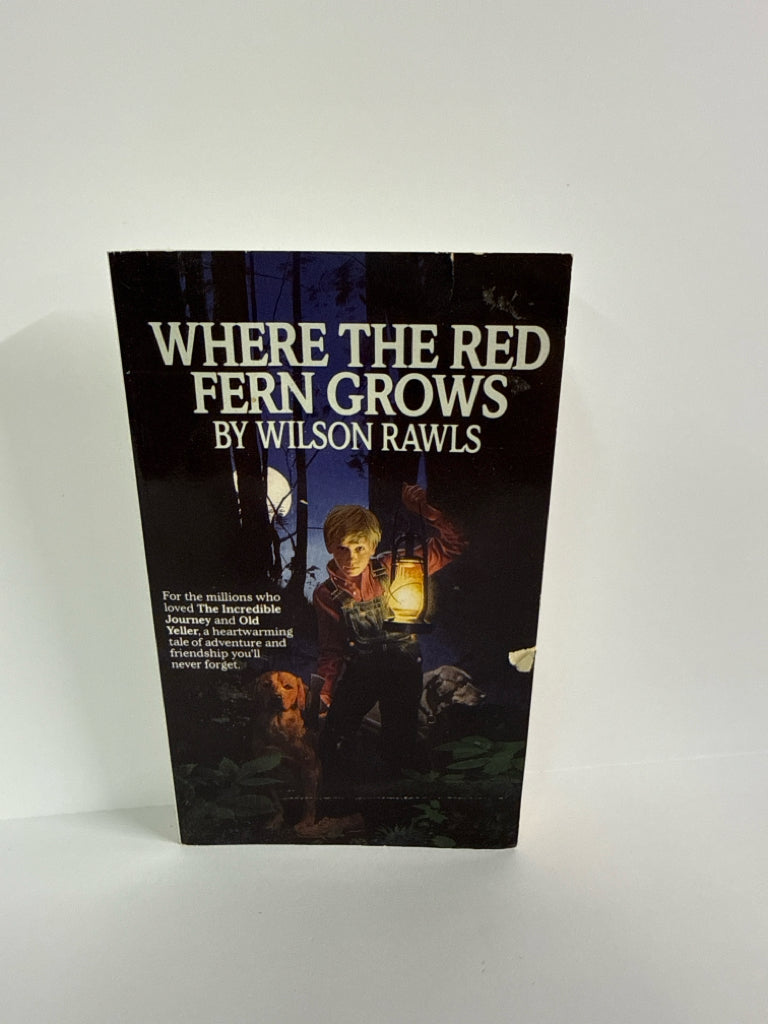 Where the Red Fern Grows Bantam Pre-Owned Wilson Rawls Fiction Books