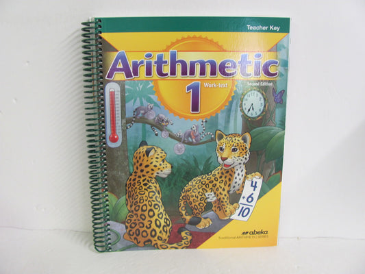 Arithmetic 1 Abeka Teacher Key  Pre-Owned 1st Grade Mathematics Textbooks