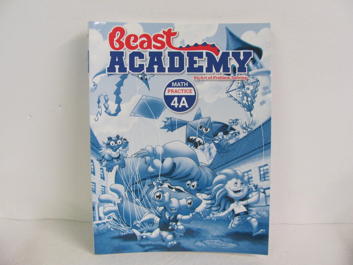 Math Practice 4A Beast Academy Pre-Owned 4th Grade Mathematics Textbooks