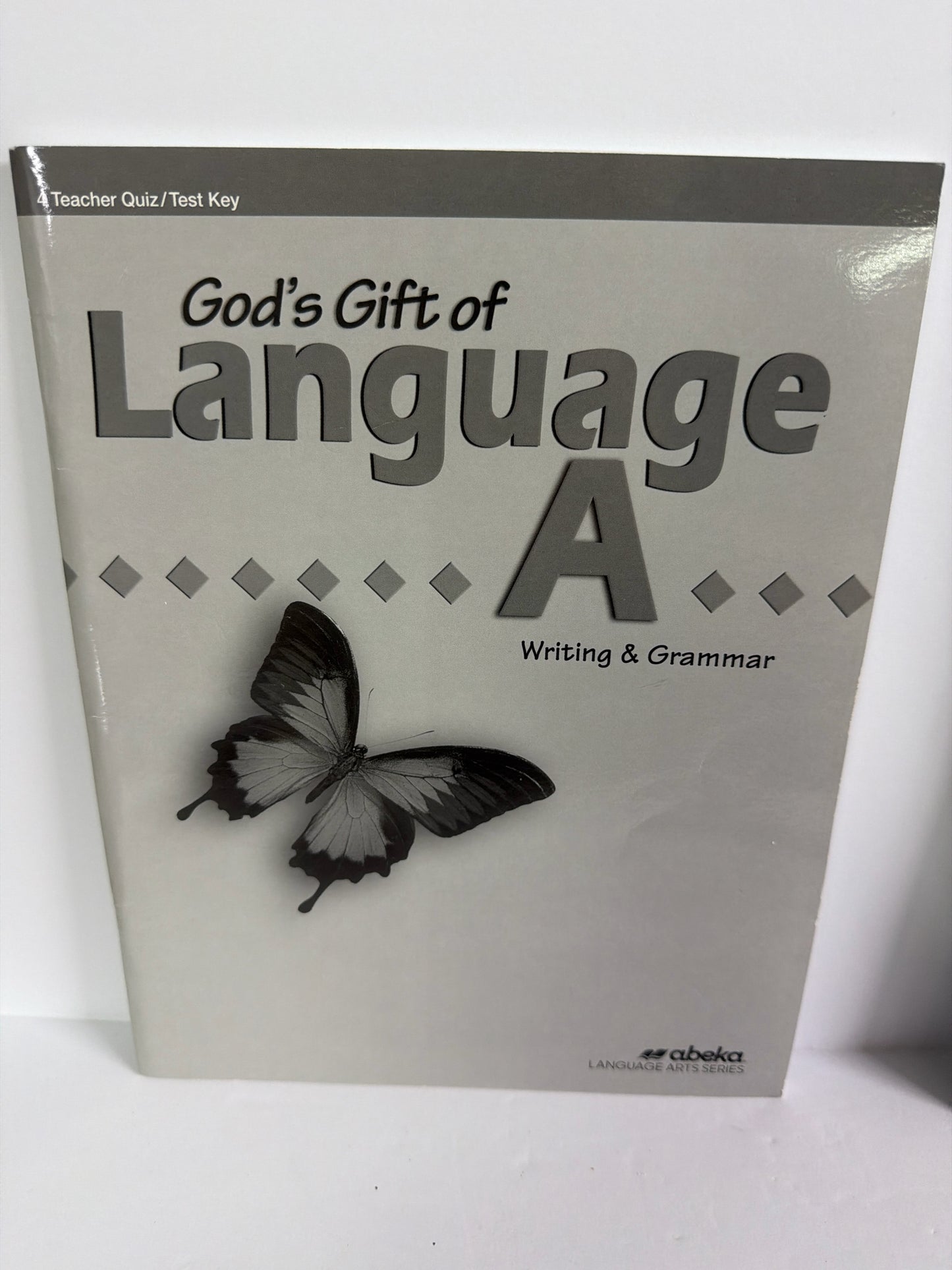 God's Gift of Language A Abeka Quiz/Test Key Pre-Owned Language Textbooks
