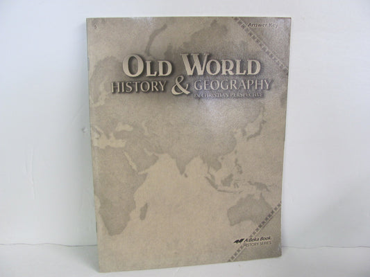 Old World History Abeka Answer Key  Pre-Owned 5th Grade History Textbooks