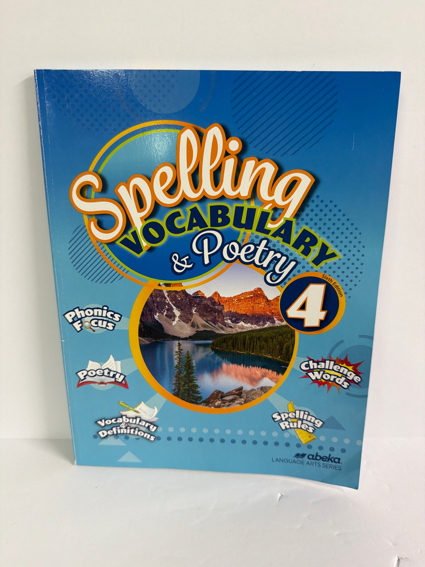 Spelling Vocabulary & Poetry Abeka 4th Grade Spelling/Vocabulary Books