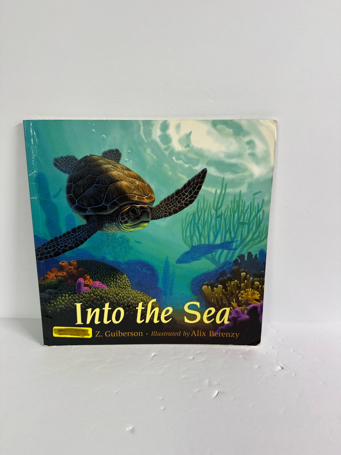 Into the Sea Square Fish Pre-Owned Z. Guiberson Elementary Children's Books
