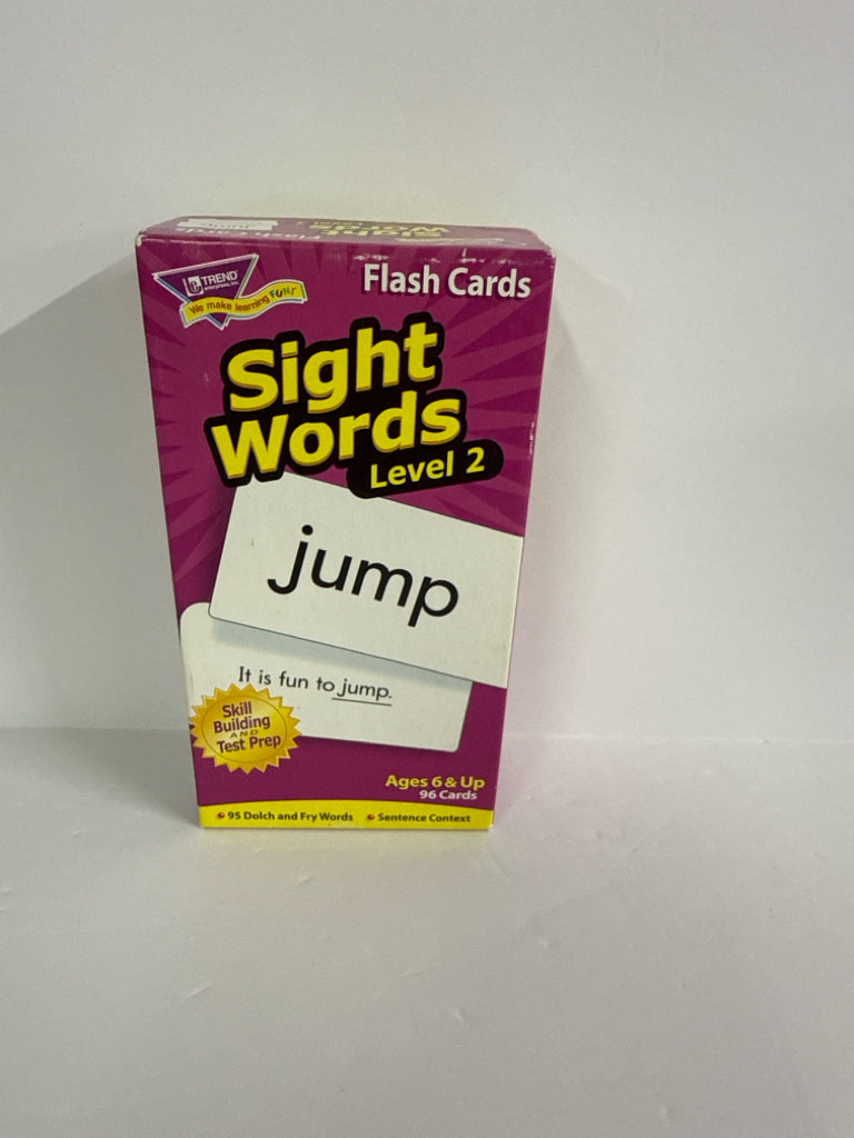 Sight Words Trend Flashcards Pre-Owned Elementary Miscellaneous
