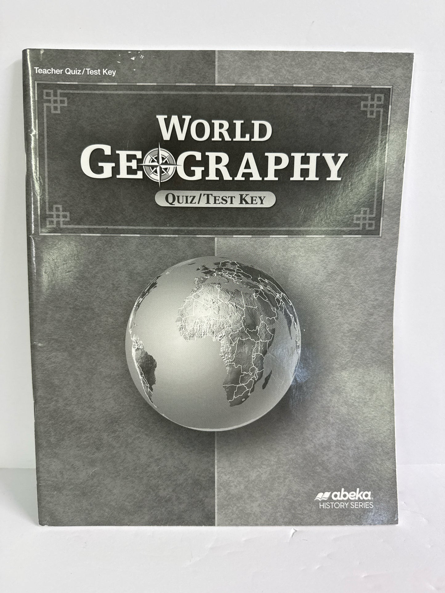 World Geography Abeka Quiz/Test Key Pre-Owned 9th Grade Geography Books