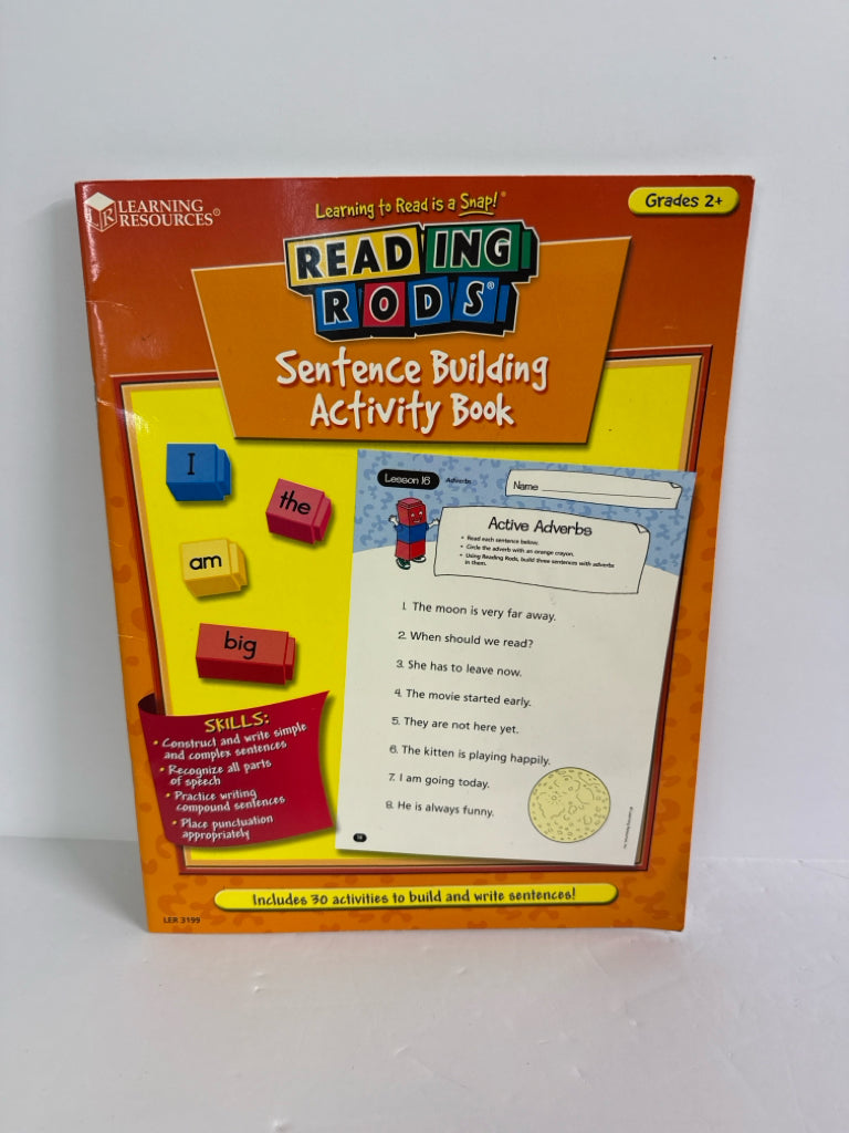 Sentence Building Learning Resources Activity Book Pre-Owned Reading Textbooks