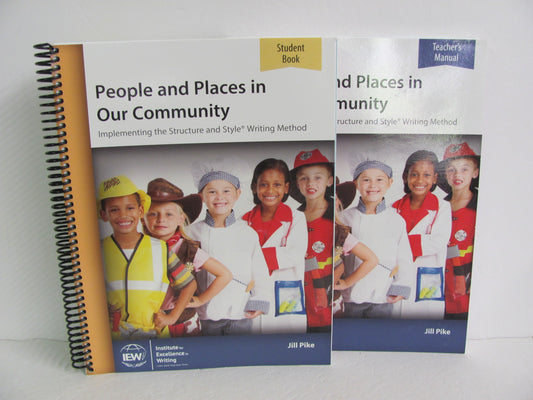 People and Places in Our Community IEW Set  Pre-Owned Creative Writing Books