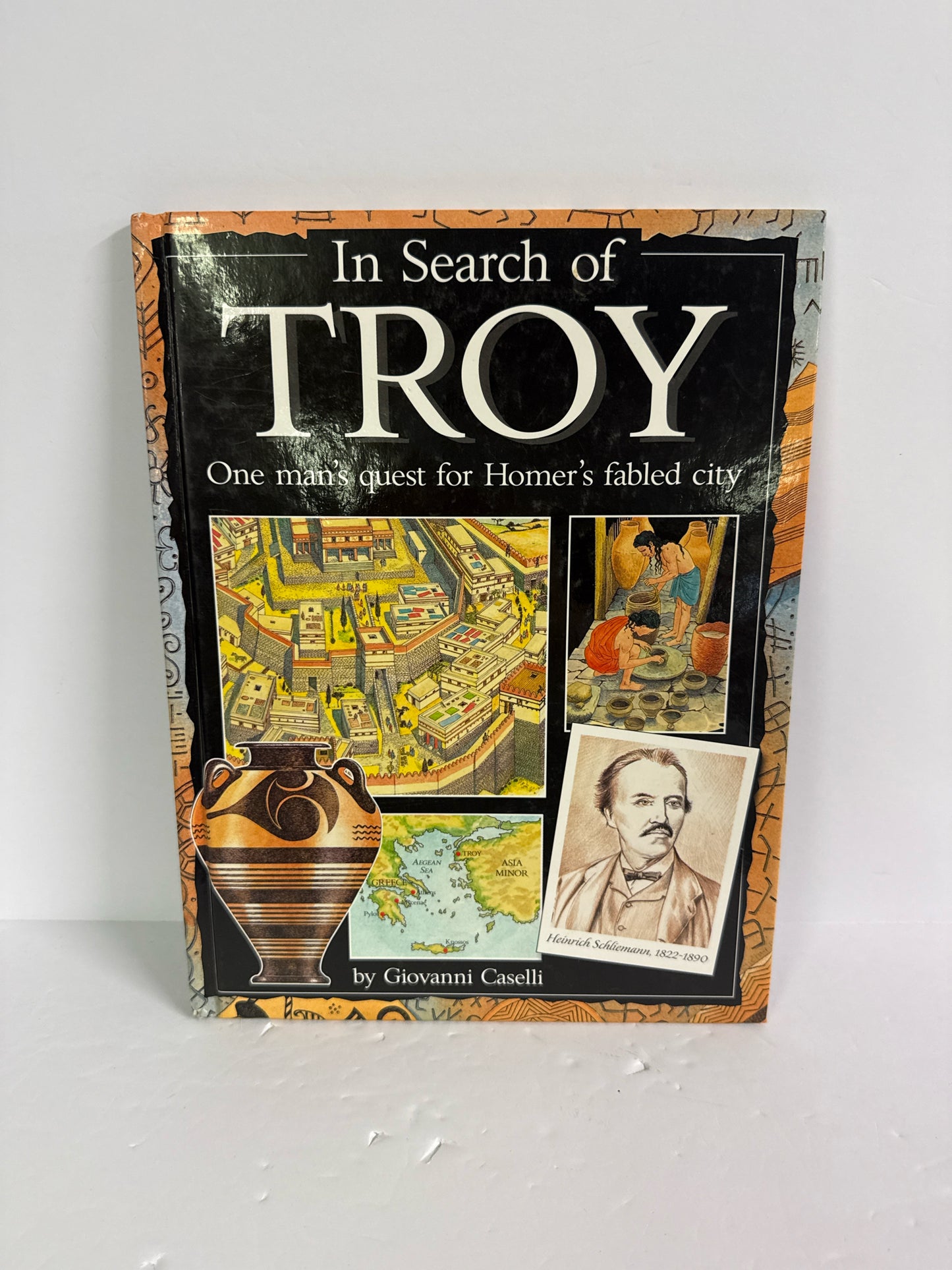 In Search of Troy Peter Bedrick Books Pre-Owned Giovanni Caselli World History