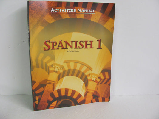 Spanish 1 BJU Press Activity Book  Pre-Owned High School Spanish Books