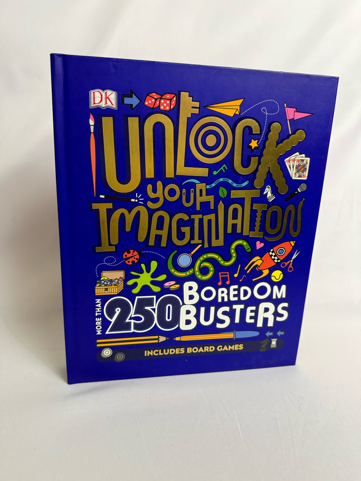 Unlock Your Imagination 250 Boredom DK Publishing Game Pre-Owned Miscellaneous