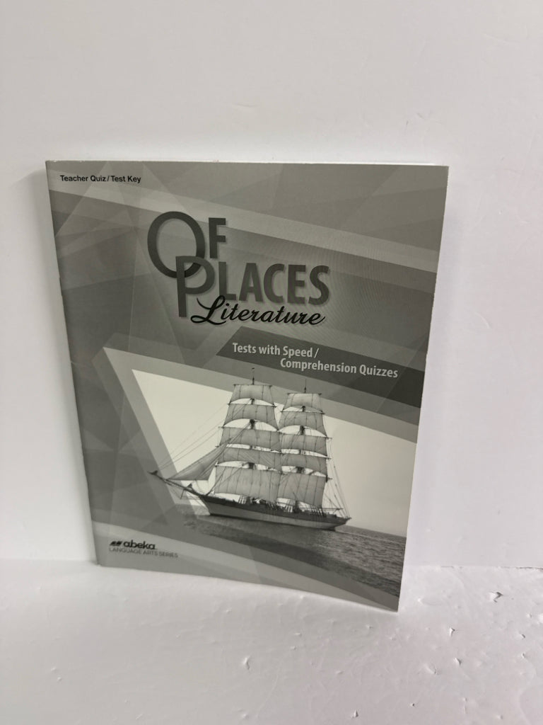 Of Places Literature Abeka Quiz/Test Key Pre-Owned 8th Grade Language Textbooks