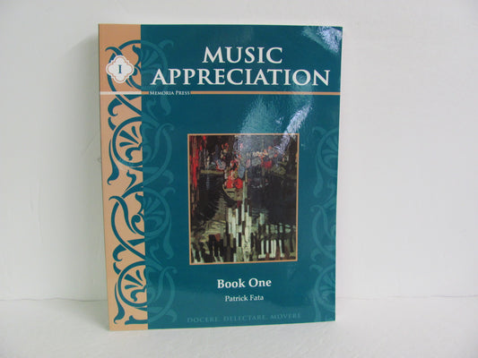 Music Appreciation Memoria Press Pre-Owned Fata Music Education Books