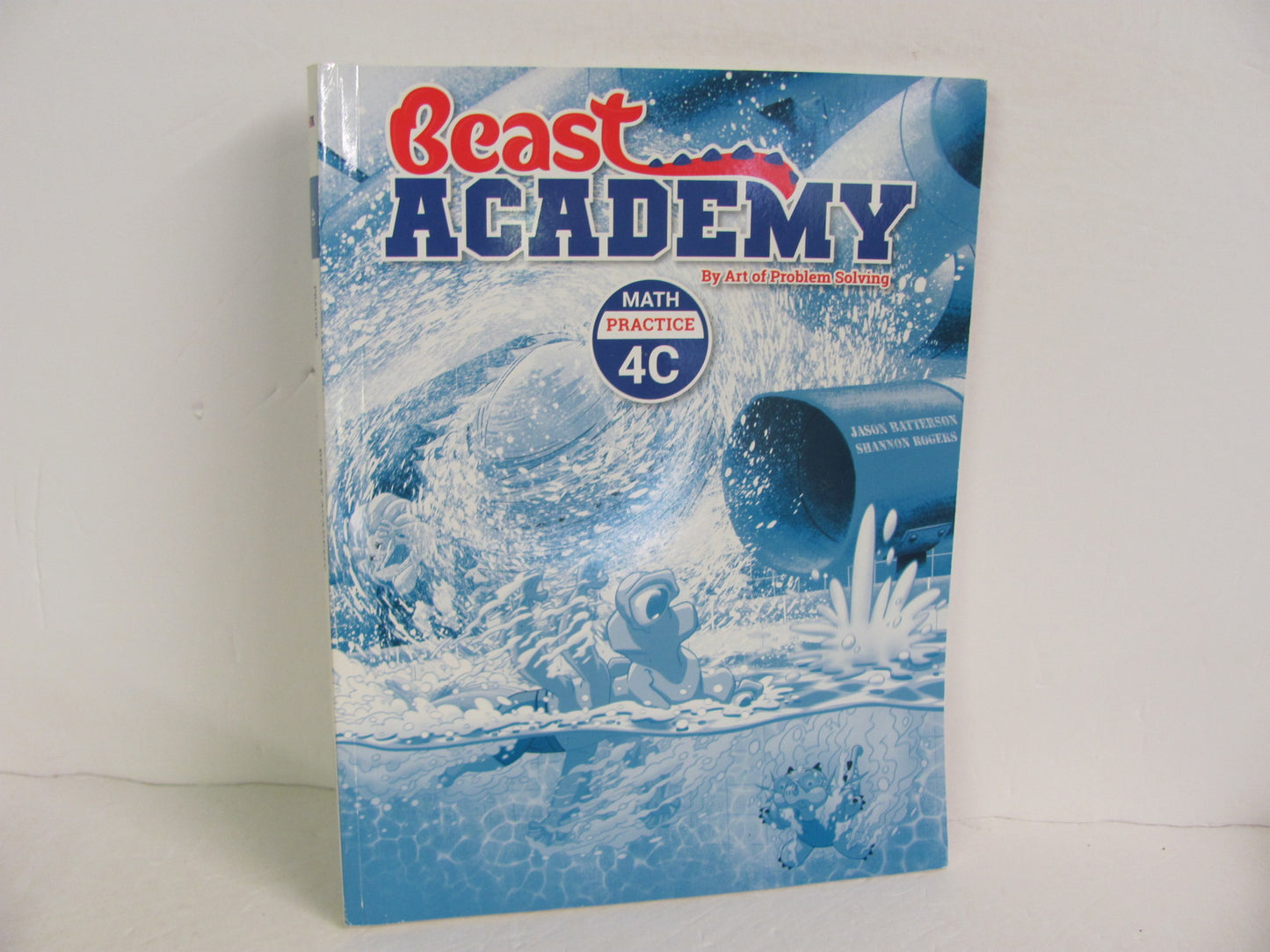 Math Practice 4C Beast Academy Pre-Owned 4th Grade Mathematics Textbooks
