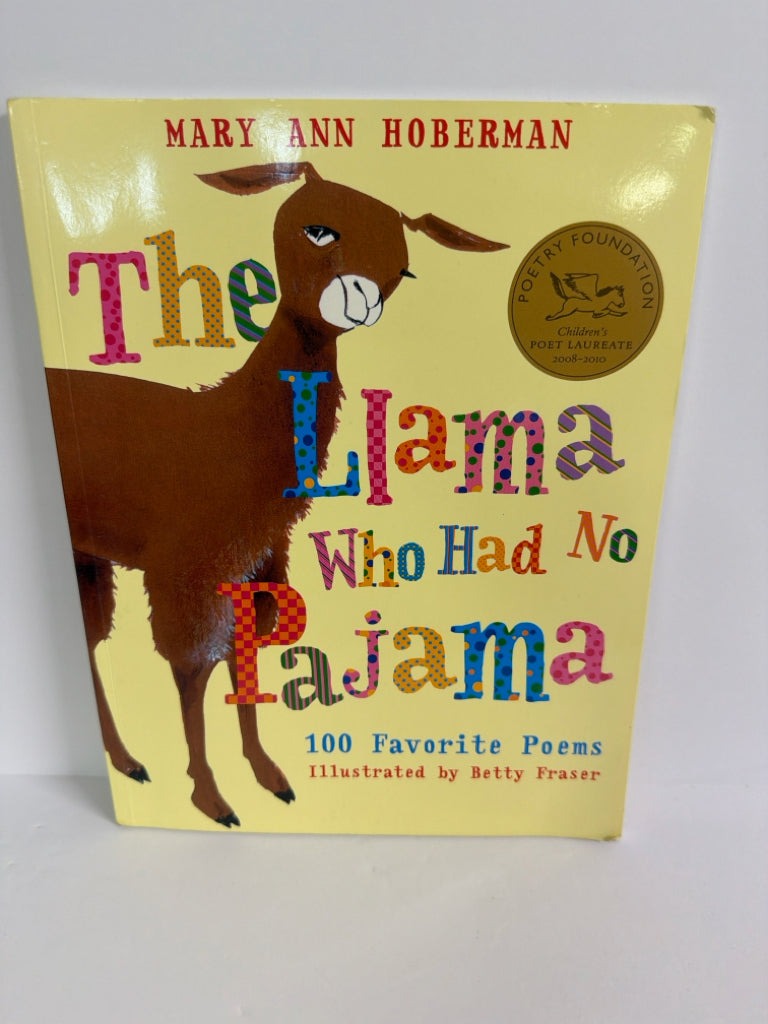 The Llama Who Had No Pajama Mary Ann Hoberman Houghton Mifflin Paperback Books