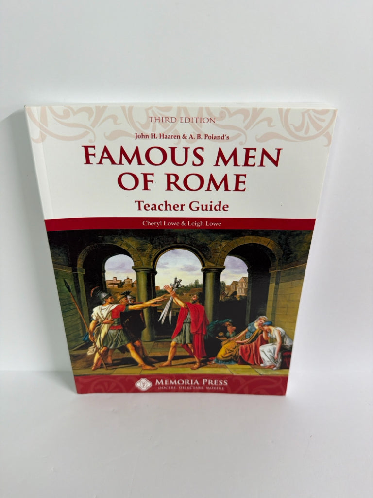 Famous Men of Rome Memoria Press Teacher Guide Pre-Owned Memoria Press