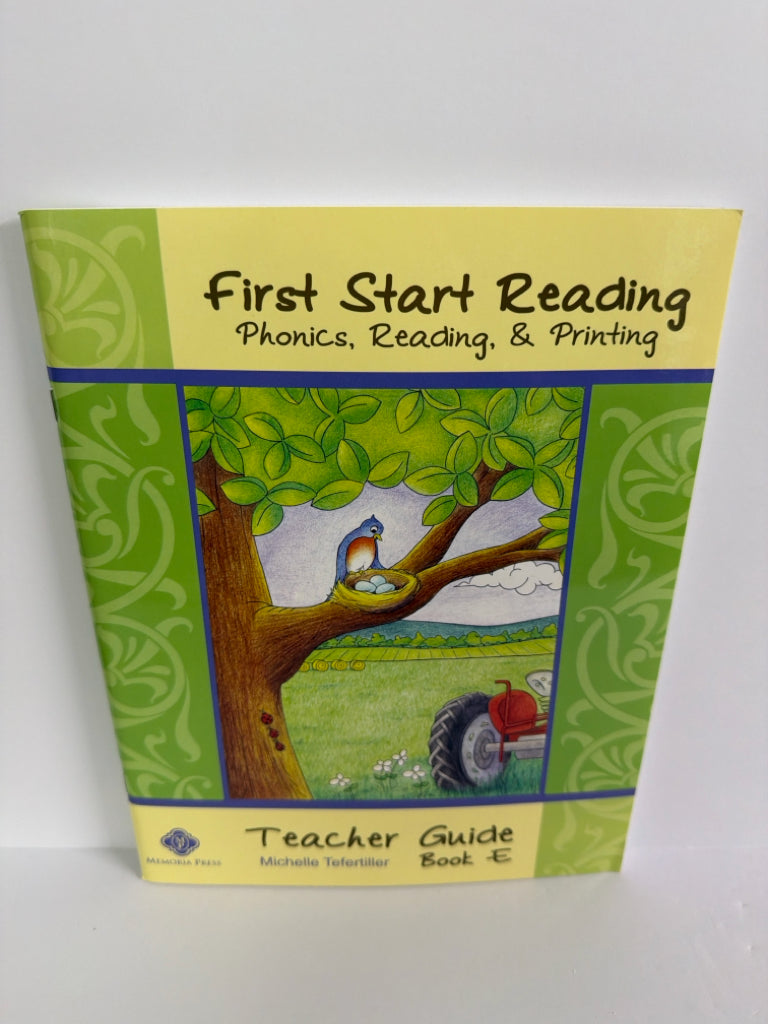 First Start Reading Memoria Press Teacher Guide Pre-Owned Memoria Press