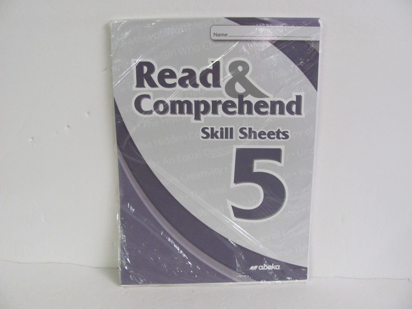Read & Comprehend Skill Sheets Abeka Student Book Pre-Owned Reading Textbooks