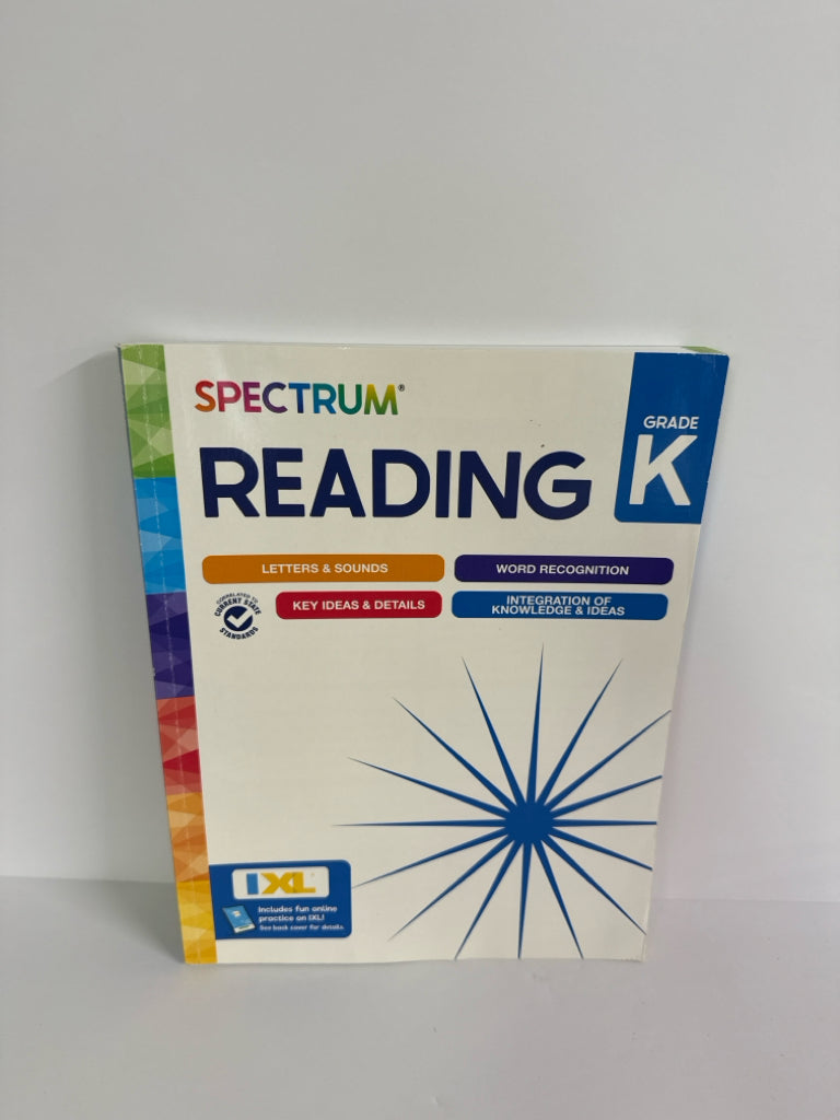 Reading Spectrum Workbook Pre-Owned Kindergarten Reading Textbooks