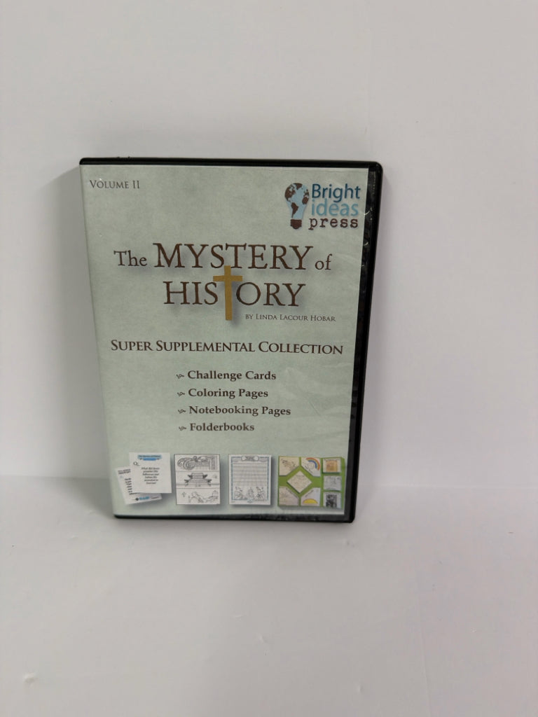 The Mystery of History Vol II Bright Ideas Press CDs Pre-Owned History Textbooks