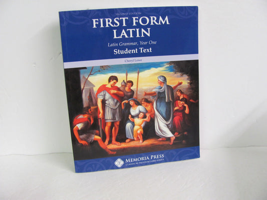 First Form Latin Memoria Press Student Book Pre-Owned High School Latin Books