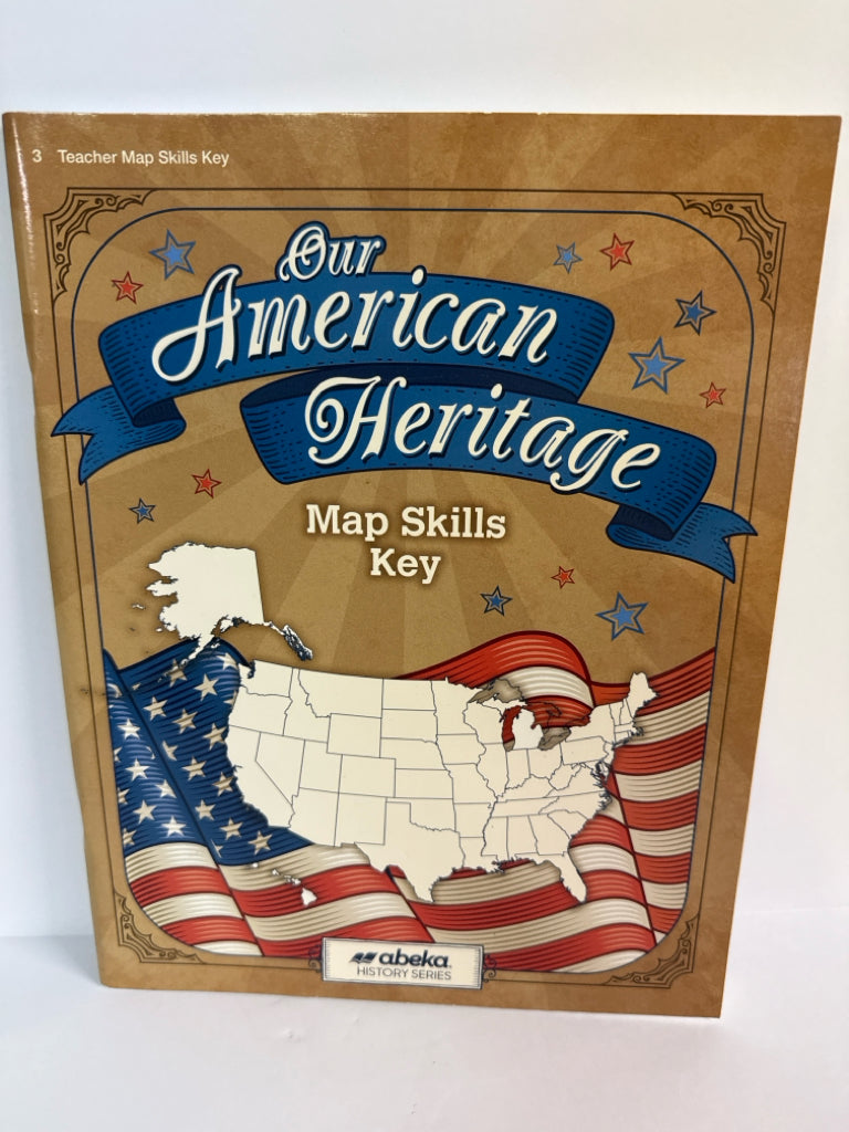 Our American Heritage Abeka Map Key Pre-Owned 3rd Grade History Textbooks