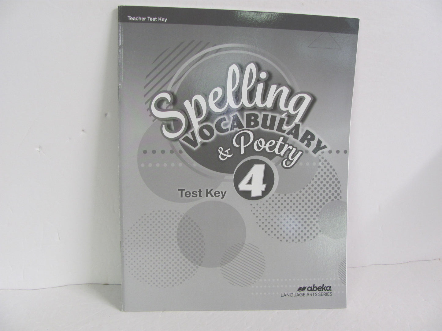 Spelling Vocbulary & Poetry 4 Abeka Test Key Pre-Owned Spelling Textbooks