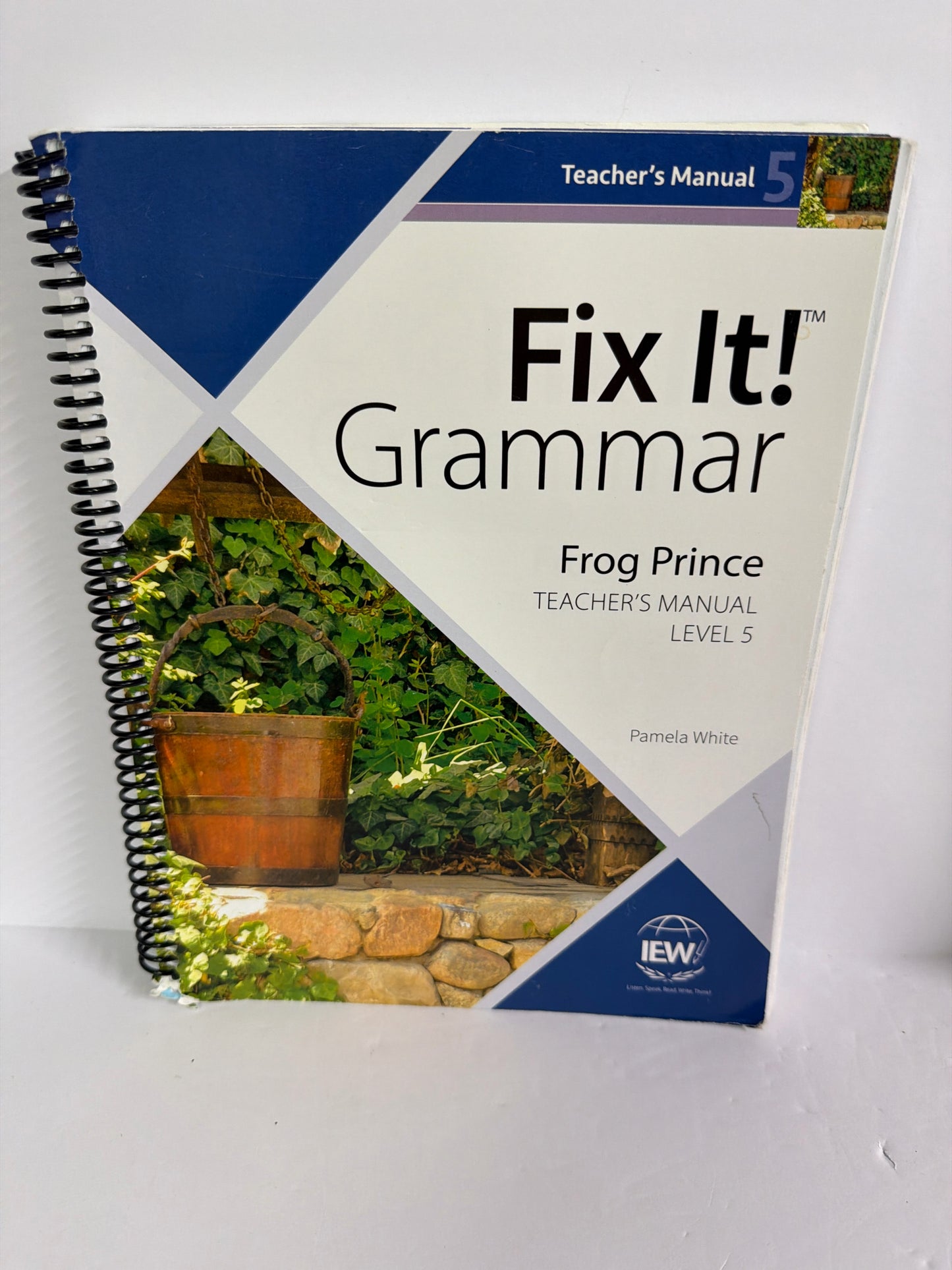 Frog Prince IEW Teacher's Manual Pre-Owned Pamela White Fix It Grammar