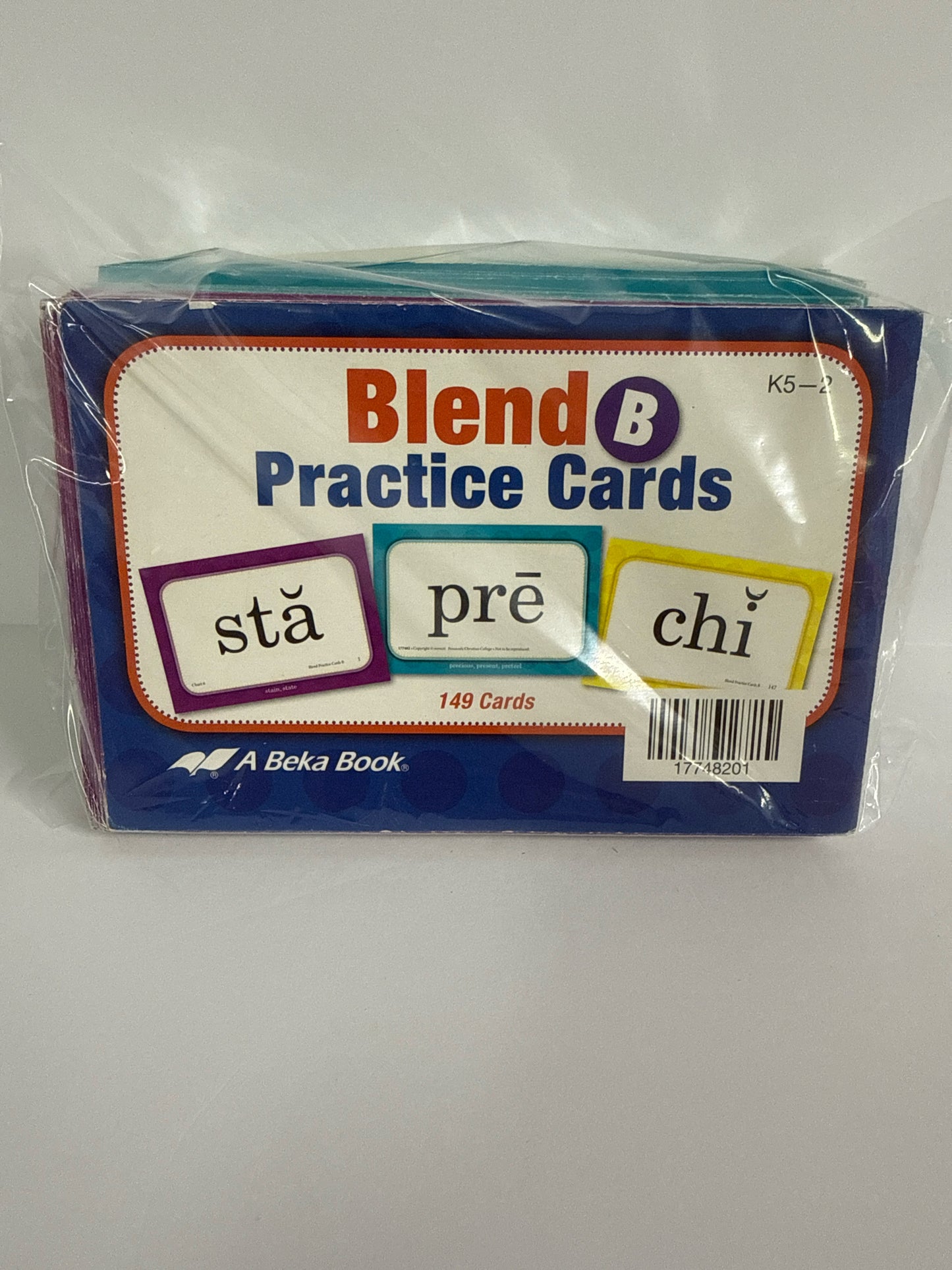 Blend B Practice Abeka Cards Pre-Owned Elementary Language Textbooks