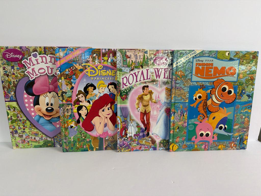 Look and Find Bundle Disney Hardback Books