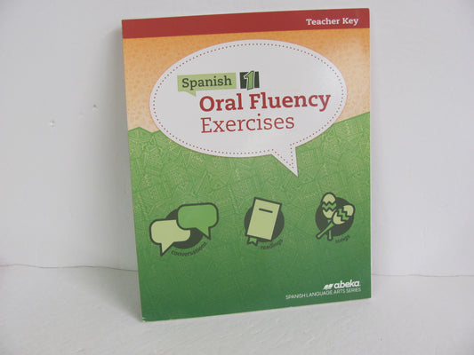 Oral Fluency Exercises Abeka Teacher Key  Pre-Owned High School Spanish Books
