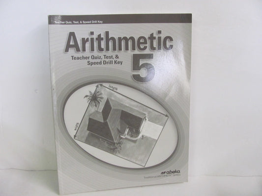 Arithmetic 5 Abeka Quiz/Test Key  Pre-Owned 5th Grade Mathematics Textbooks