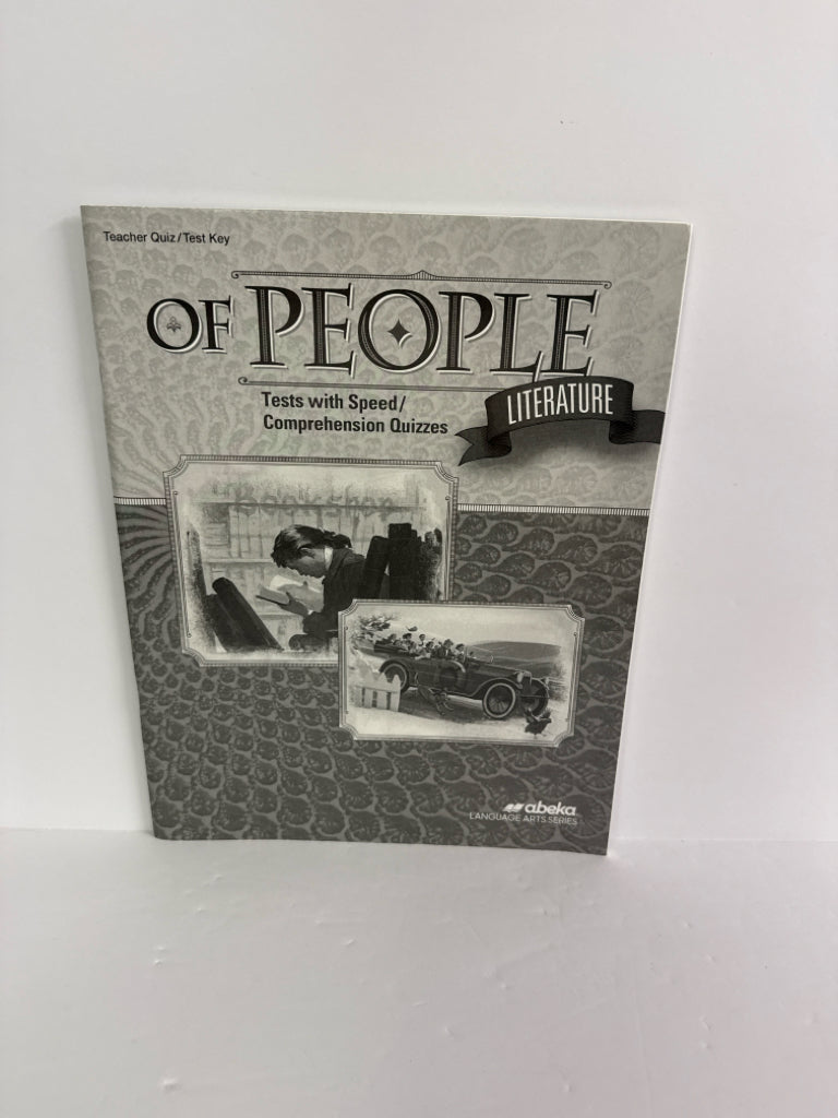 Of People Literature Abeka Quiz/Test Key Pre-Owned 7th Grade Language Textbooks
