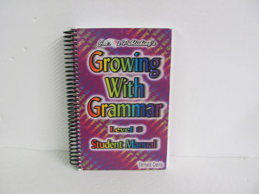 Growing with Grammar JacKris Pre-Owned Davis 8th Grade Language Textbooks