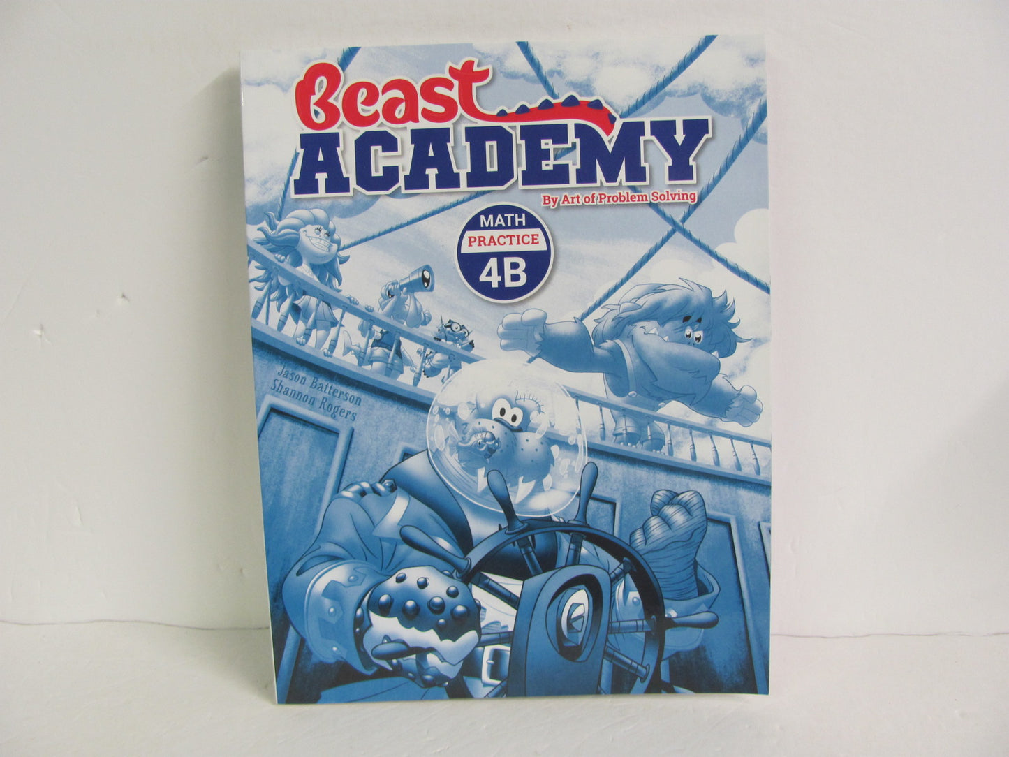 Math Practice 4B Beast Academy Pre-Owned 4th Grade Mathematics Textbooks