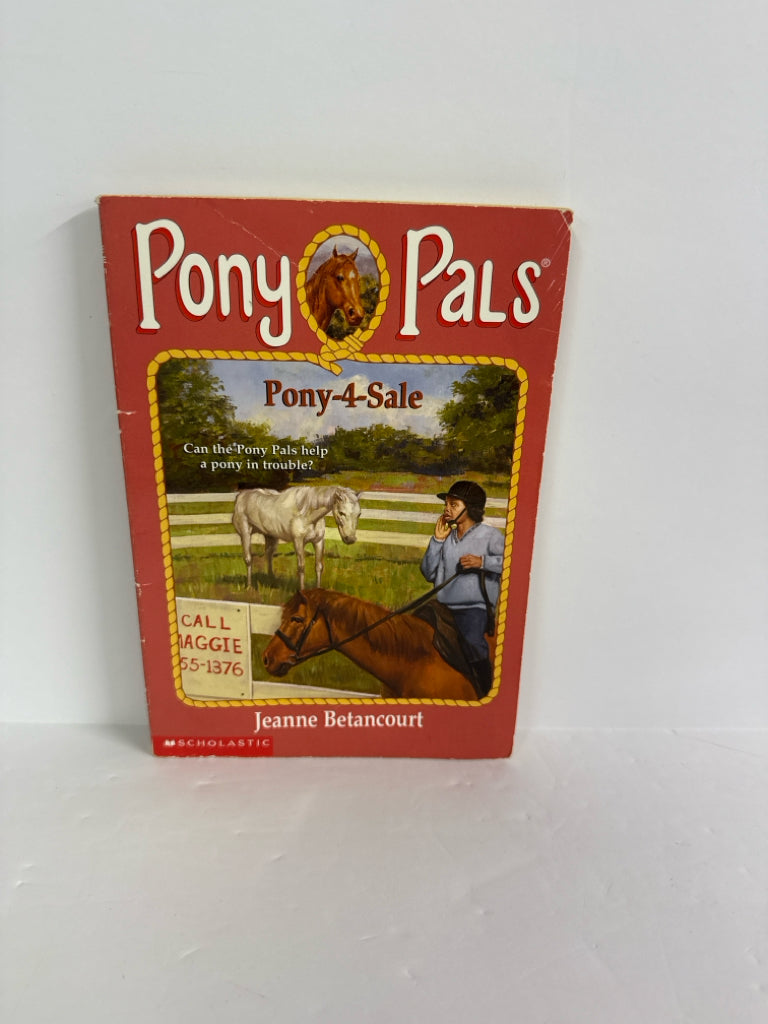 Pony-4-Sale Jeanne Betancourt Scholastic Juvenile Books