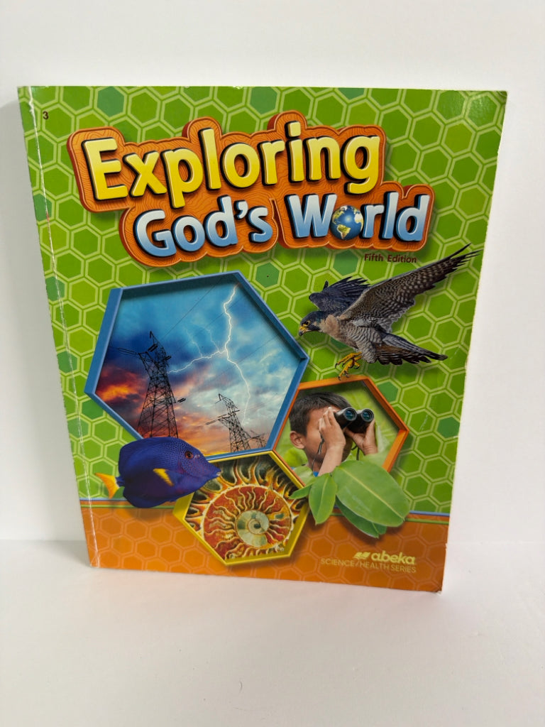 Exploring God's World Abeka Student Text Pre-Owned 3rd Grade Science Textbooks