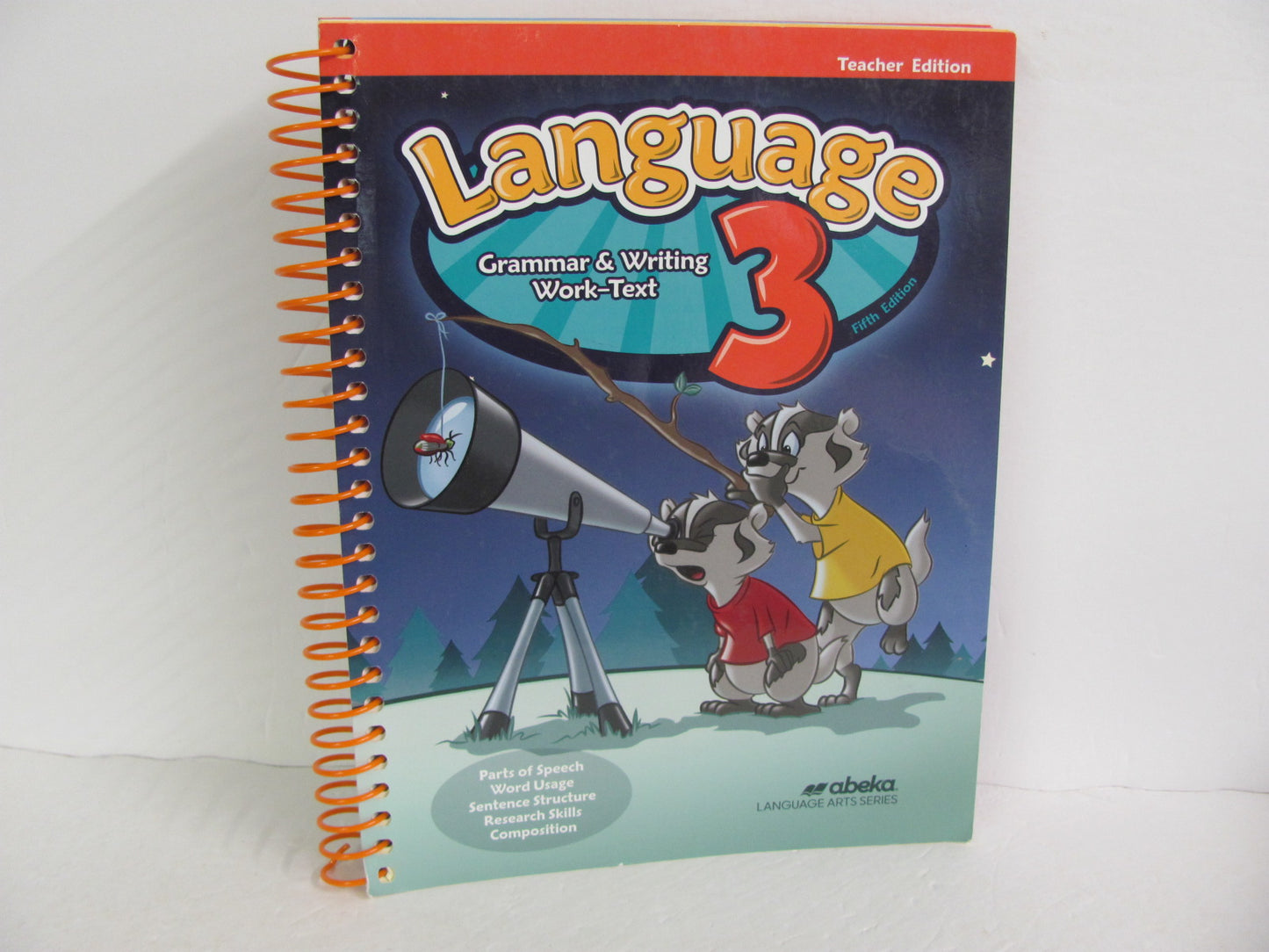 Language 3 Abeka Teacher Edition Pre-Owned 3rd Grade Language Textbooks