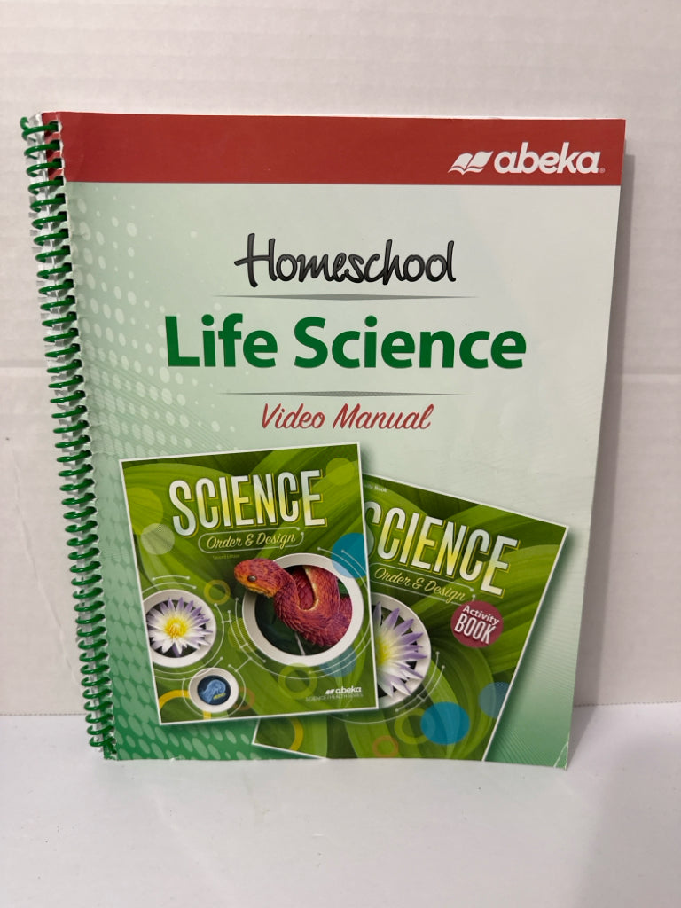 Life Science Abeka Video Manual- Pre-Owned 7th Grade Educator Resources