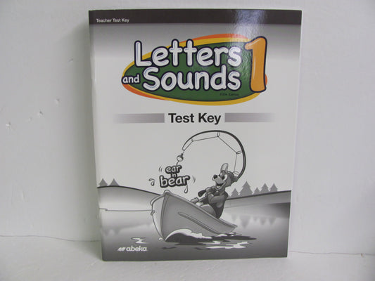 Letters and Sounds Abeka Test Key Pre-Owned 1st Grade Language Textbooks