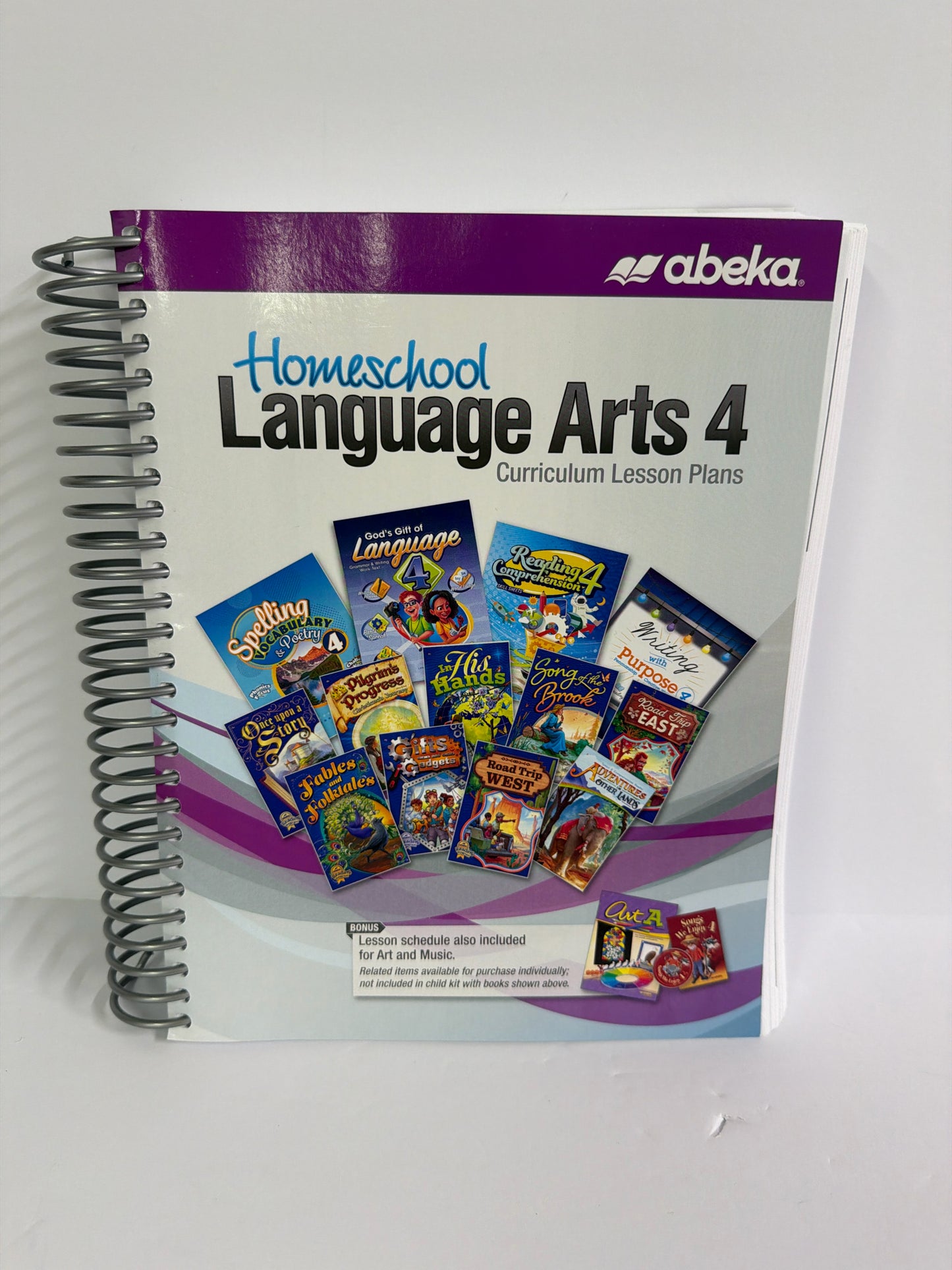 Language Arts 4 Abeka Curriculum/Lesson Plan Pre-Owned Language Textbooks