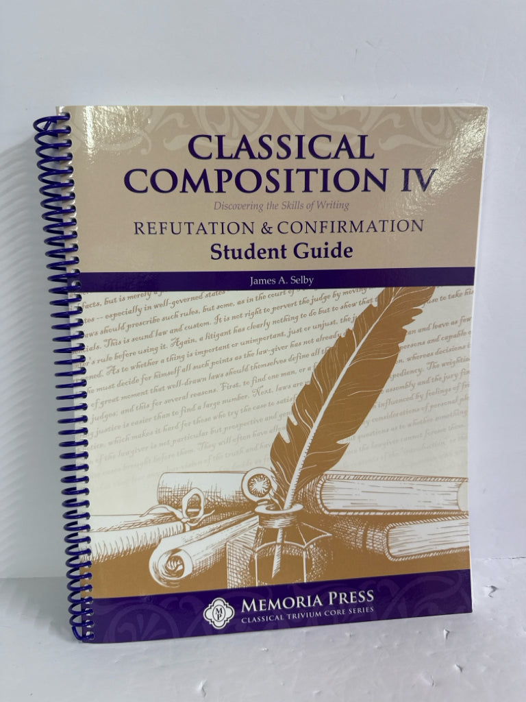 Classical Composition IV Memoria Press Student Guide Pre-Owned Memoria Press