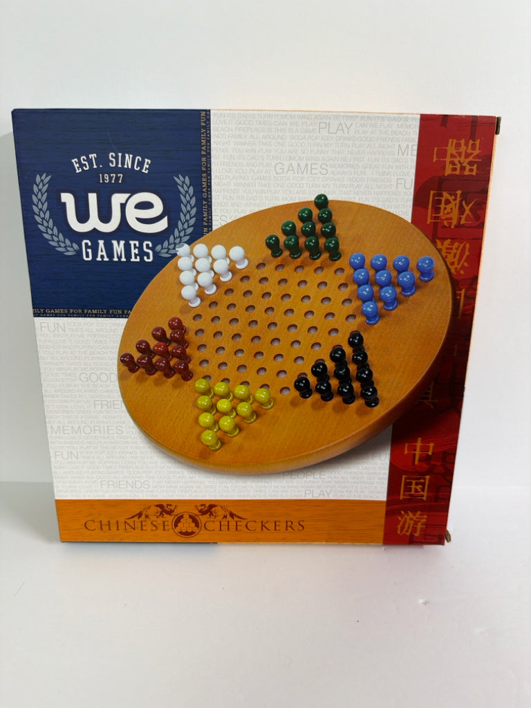 Chinese Checkers We Games Game Pre-Owned Games/Puzzles