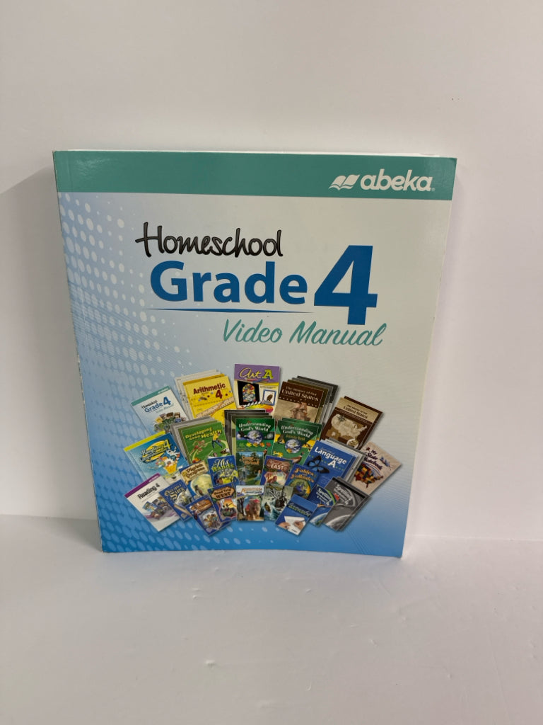 Grade 4 Abeka Video Manual- Pre-Owned 4th Grade Educator Resources
