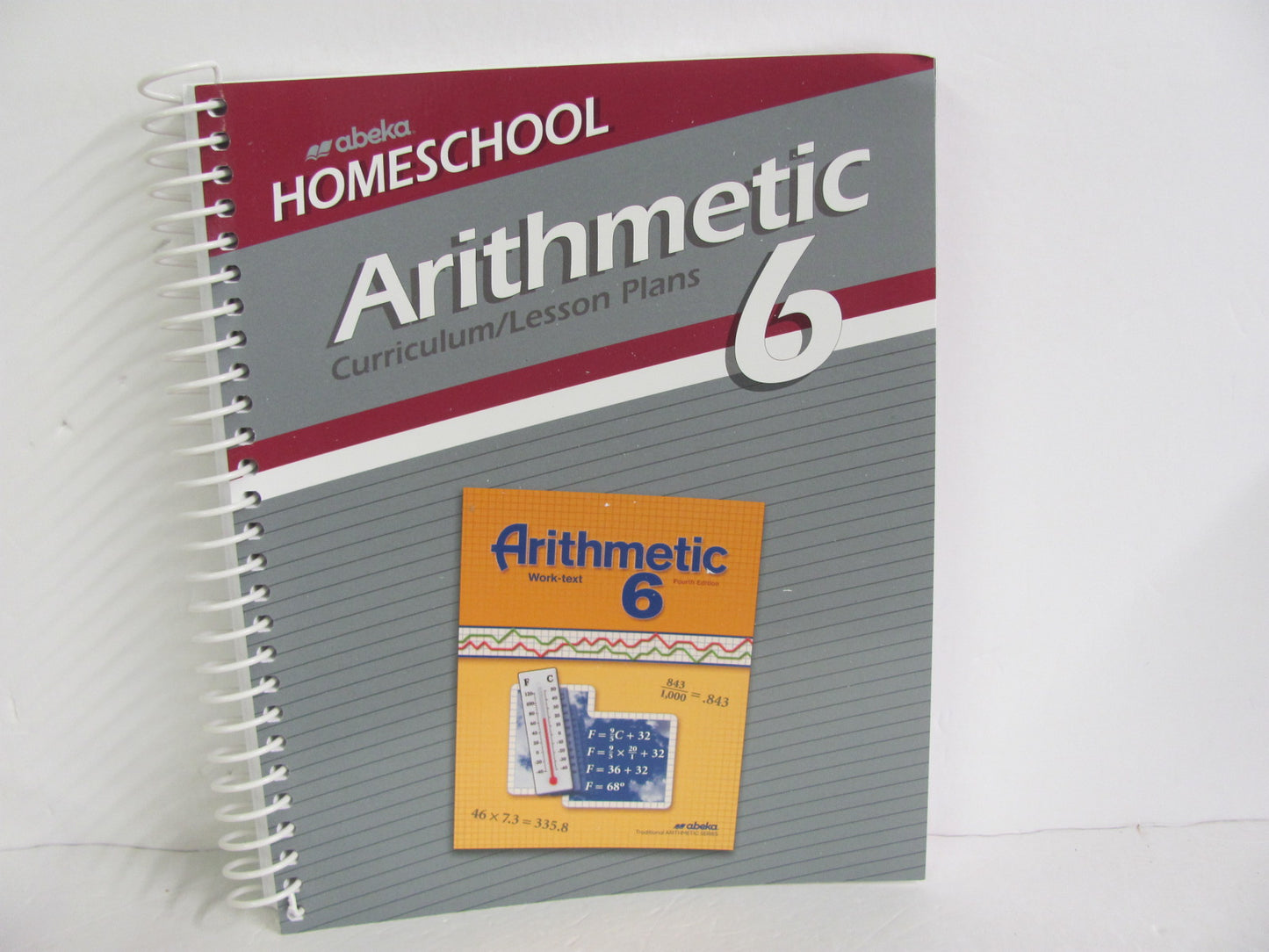 Arithmetic 6 Abeka Curriculum Pre-Owned 6th Grade Mathematics Textbooks