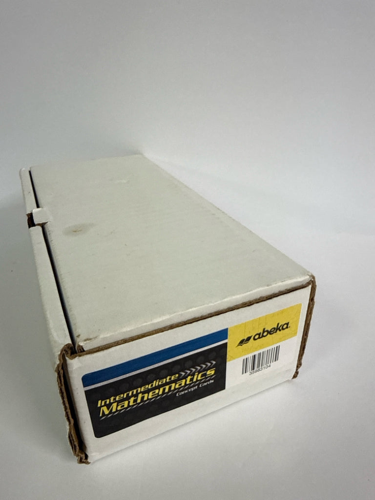 Intermediate Mathematics Abeka Concept Cards Pre-owned Mathematics Textbooks