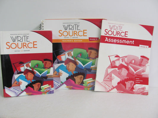 Write Source Houghton Mifflin Set  Pre-Owned 10th Grade Language Textbooks